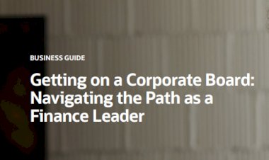 Getting on Corporate Board Navigating Path as Finance Leader
