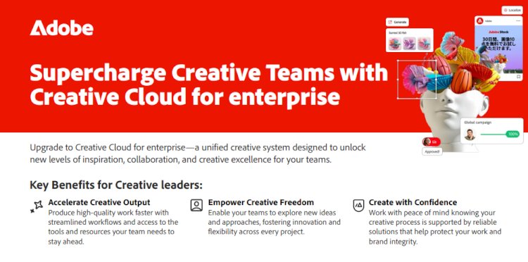 Supercharge Creative Teams with Creative Cloud for enterprise