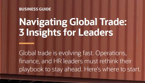 Navigating Global Trends: 3 Insights for Leaders